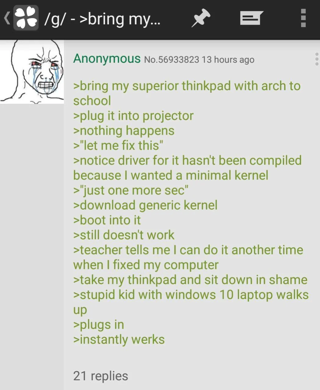 Greentext