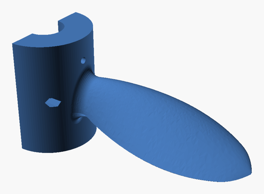 Propeller blade render